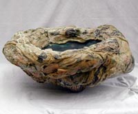 One of Teena Gould's striking ceramic vessels